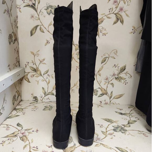 Guess knee high suede pull on riding boots 7 - Picture 3 of 8